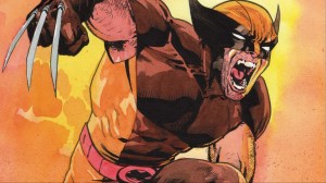 Wolverine roaring