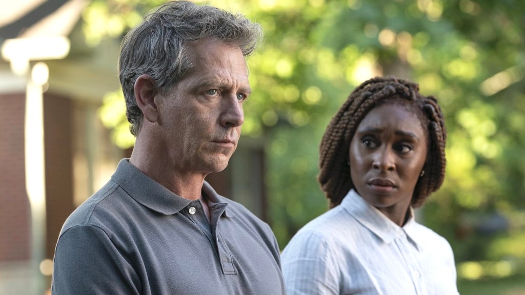 Ben Mendelsohn and Cynthia Erivo in The Outsider